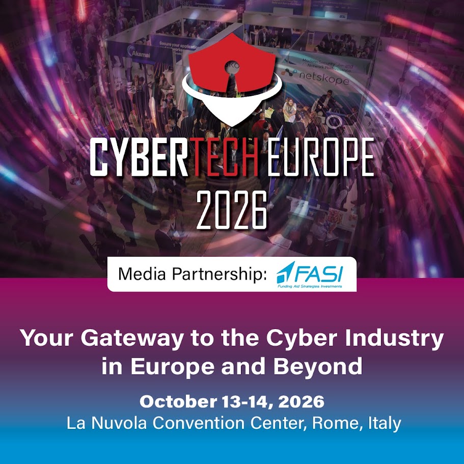 Locandina Cybertech Europe 2026, 13 e 14 ottobre, Roma Convention Center La Nuvola